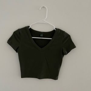 Women’s XS Wild Fable Sage Green Crop